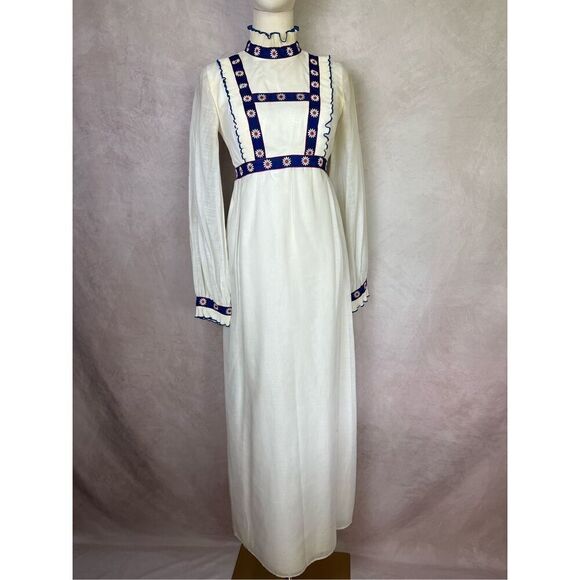 Vintage Gunne Sax Style Prairie Dress - Picture 1 of 11
